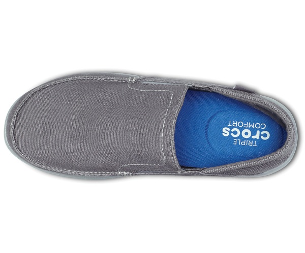 Crocs Santa Cruz Convertible Slip-On LjusGrå | 24191293