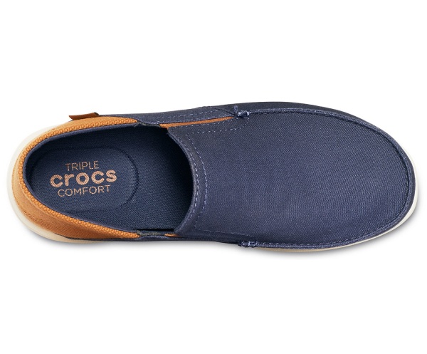 Crocs Santa Cruz Convertible Slip-On Marinblå | 24633317