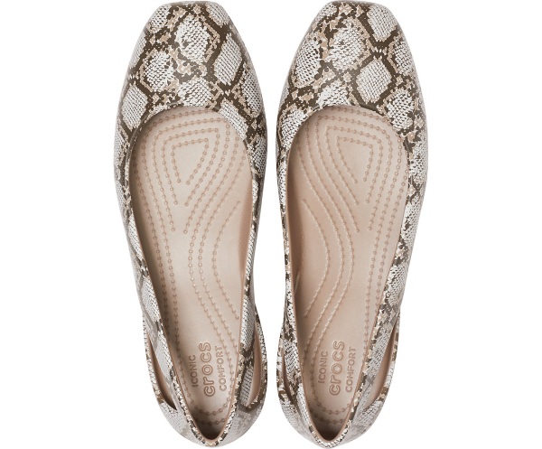 Crocs Sloane Graphic Platta Grå | 41356445