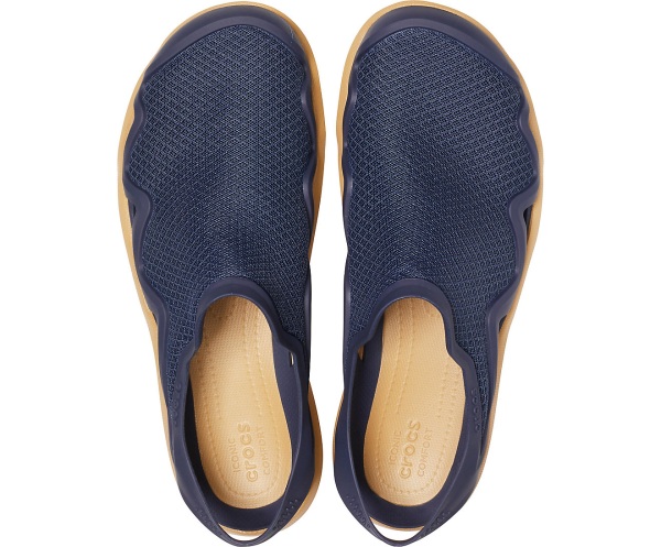 Crocs Swiftwater Mesh Wave Marinblå | 66512234