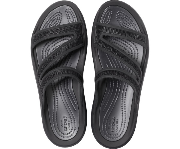 Crocs Swiftwater Telluride Sandal Svarta | 74025620