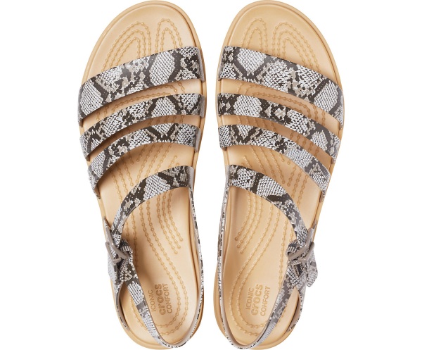 Crocs Tulum Sandal Grå | 25922809