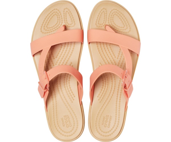 Crocs Tulum Tå Post Sandal Bruna | 42676815
