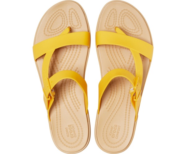 Crocs Tulum Tå Post Sandal Bruna | 75925965