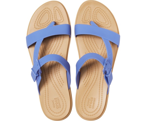 Crocs Tulum Tå Post Sandal Bruna | 82614714